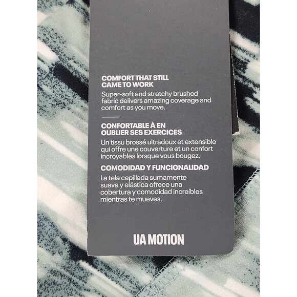 Under Armour Women's Motion Leggings S  Abstract Print Black-Grey - Picture 8 of 10